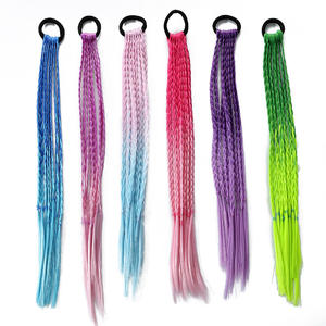Accessoires pour cheveux pour enfants bébé perruque tresse chapeaux filles <span class=keywords><strong>dreadlocks</strong></span> sales corde à cheveux petites filles torsion tresse bandeau - Product Image 1