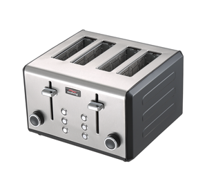 Ohigitechi Retro Vintage Breakfast Set 1.7L 304 Stainless Electric <strong>Kettle</strong> <strong>and</strong> <strong>4</strong> <strong>Slices</strong> <strong>Toaster</strong> Multi-function Various Browning - Product Image 5