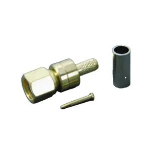 Fil d'antenne personnalisé électrique étanche RF Coaxial Femelle Jack Crimp SMC Connecteur RG316 RG174 Câble