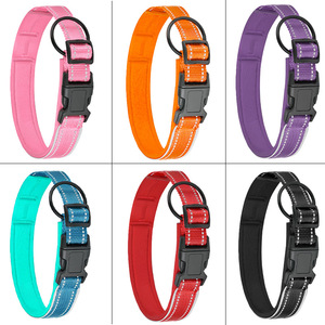 OEM personalizado Premium Durable Reflectante <span class=keywords><strong>Collar</strong></span> de perro de mascota Collares de entrenamiento para perros con código QR Etiqueta de identificación del perro - Product Image 3