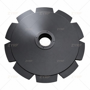 Rueda guía de nylon <span class=keywords><strong>MC</strong></span> de 6 pulgadas para transportador aéreo de riel en T de matadero avícola, pieza de repuesto - Product Image 5