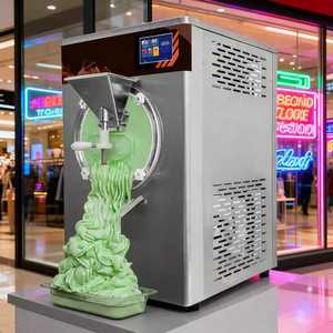 Machine à crème glacée compacte pour voiture avec système de refroidissement isolé pour la vente ambulante et les entreprises mobiles de desserts glacés en extérieur - Product Image 3