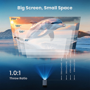 Proyector Inteligente LCD JUNUO Direct, Superventas, X5, 500 Lúmenes, Pantalla de 8K3.5 Pulgadas, 2+16G, Certificado, Corrección Trapezoidal Automática - Product Image 5