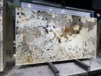 Dalle de granit naturel lumineux de Patagonie, panneau mural translucide, comptoir, meubles de salle à manger translucides