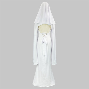 Zixiao Ghost Girl Cosplay Costume White Women's Halloween Stage Dress Adult Performance Wear - Product Image 3