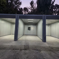 Garage Conteneur Préfabriqué Personnalisé avec Doubles Portes à Enroulement, Bâtiment Modulaire Portable en Acier pour Stockage de Voitures 2026-2027 – Vente Flash