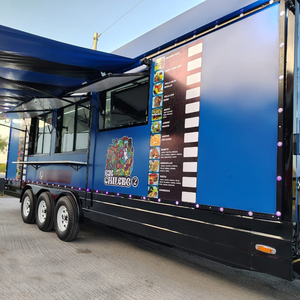 รถเทรลเลอร์ขายอาหารเคลื่อนที่เต็มรูปแบบรถเทรลเลอร์รถขายอาหารข้างถนนในห้องครัว - Product Image 1