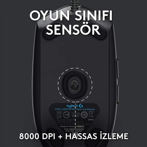 <span class=keywords><strong>Logitech</strong></span> G102 Mouse 100% Original USB Ratón para juegos con cable 8000 DPI Pantalla de efecto óptico arcoíris para <span class=keywords><strong>PC</strong></span>/Mac Computadora y computadora portátil - Product Image 4