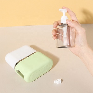 Kit d'emballage de shampoing de luxe réutilisable avec tube distributeur portable d'<span class=keywords><strong>avion</strong></span> Kit de voyage ensemble bouteilles capsule pour cosmétiques - Product Image 3