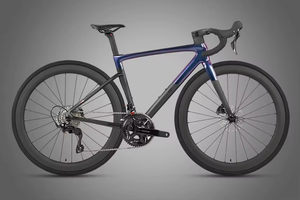 Bicicleta de Carretera de Carreras Twitter X7 Carbon, 700C con Cableado Interno, <span class=keywords><strong>Shimano</strong></span> <span class=keywords><strong>105</strong></span> R7120 de 24 Velocidades, Freno de Disco Hidráulico Ligero - Product Image 4
