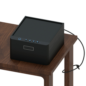 Luxe elektronische digitale vingerafdrukskluis voor thuis & kantoor met biometrische/toetsenbord/overschrijdende sleutelvergrendeling, stalen kluis - Product Image 4