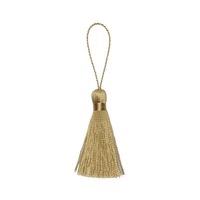 Pompons décoratifs en polyester métallisé de 9,5 cm, mini pendentifs suspendus, pour boîtes cadeaux, porte-clés, plusieurs couleurs, résistants aux plis