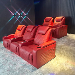 مسرح منزلي حديث وفاخر بمقاعد غرفة معيشة أثاث مسرح منزلي مع مسند رأس كهربائي - Product Image 4