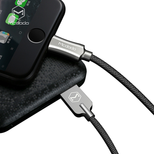 Mcdodo Tela <span class=keywords><strong>de</strong></span> Nylon Desconexión automática LED inteligente Micro USB <span class=keywords><strong>Cable</strong></span> Para Samsung con QC 3,0 ,CE, RoHs - Product Image 6