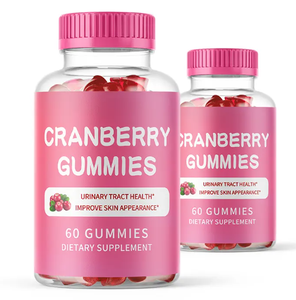 Bonbons gélifiés à l'extrait de canneberge en gros, complément alimentaire probiotique pour femmes, gélifiés à la canneberge naturels - Product Image 4