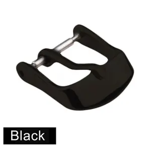 CAOWTAN <span class=keywords><strong>Boucle</strong></span> de montre en acier inoxydable 16 18 20 22mm pour bracelet <span class=keywords><strong>Boucle</strong></span> <span class=keywords><strong>ardillon</strong></span> en métal Noir Or Argent Rose Bracelet Fermoir Accessoires - Product Image 5