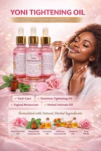 Huile Yoni <span class=keywords><strong>pour</strong></span> le nettoyage vaginal féminin, antibactérienne, sérum équilibrant le pH, huile naturelle à base de plantes, équilibrant le pH, déodorant et soulageant les démangeaisons - Product Image 4