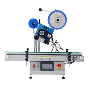 Petite machine d'étiquetage automatique de bureau pour bouteilles rondes, flacons en plastique, pots, sachets Mylar et cartons - Product Image 2