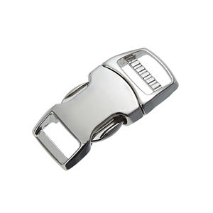 CLIPON AK501-010-NKL Boucle en métal, brevet US/UE, haute résistance, adapté aux produits d'extérieur, collier/laisse/harnais pour animaux de compagnie - Product Image 1