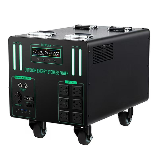 Hot Selling Pure Sine Wave Portable Power Station 6000+ Cycles with Dual Solar Input for Off-Grid Emergency Use