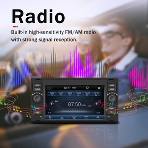 Autoradio Android da 7 Pollici per <span class=keywords><strong>Ford</strong></span> <span class=keywords><strong>Focus</strong></span> (2006-2011), con CarPlay Wireless e Android Auto, Navigazione GPS, Unità Multimediale con DSP - Product Image 4