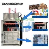 Mini presse à balles pour métaux de récupération, petite presse à balles verticale pour voitures en métal, presse hydraulique pour balles, presse hydraulique