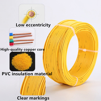 Fil BV approuvé CE/ROHS 1,5/2,5/4/6/10 mm, fil et câble isolés en PVC pour l'électricité domestique, isolation pour l'aménagement intérieur, vente en gros pour le câblage domestique