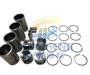 Kit Liner komponen mesin Liner silinder 4D56 MD168963 MD367335 cincin Piston untuk Hyundai MITSUBISHI Liner silinder