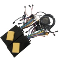 48v 60v 30A * 2 45A * 2 60v 72v 50A * 2 avec LCD pour moteur 1500w 2600w 3000w 3500w 4500w Kit de contrôleur de moteur à double entraînement à onde sinusoïdale