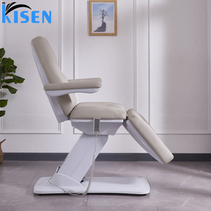 Kisen Hot Selling White pink Beauty Massage Table Electric Spa Treatment Chair Esthetician <b>Bed</b> for Beauty Salon - Product Image 5