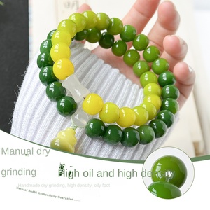 สร้อยข้อมือคริสตัลและพลอยเทียมขนาดพกพาสำหรับทุกเพศสายลูกปัดแอปเปิ้ลส้ม bodhi ขนาดเล็กใหม่ - Product Image 4