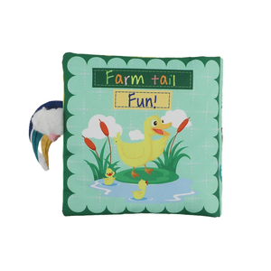 Tamaño personalizado tela suave educación temprana cuentos de granja estilo silencioso libros de baño educativos juguetes para niños empaquetados en juegos - Product Image 3