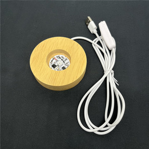 Bola de cristal luminosa LED, adornos de escritorio, sistema Solar USB creativo, bola de cristal de Luna, decoración, luz nocturna, regalo de Año Nuevo - Product Image 4