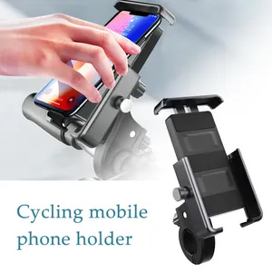 Велосипедный держатель для телефона, универсальный велосипедный мотоциклетный зажим на руль, подставка, держатель для сотового телефона, кронштейн для iPhone 13 Pro Max
