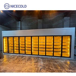 Chambre froide de stockage de porte en verre pour des supermarchés, des stations service et des chaînes au détail d'épicerie - Product Image 1