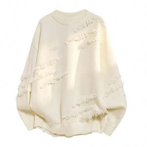 Pull tricoté chaud décontracté pour homme, col montant, couleur unie, anti-plis, respirant, nouvelle collection hiver, idéal pour le dropshipping (ODM) - Product Image 2