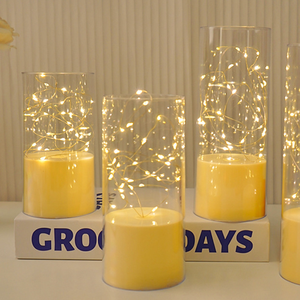 <span class=keywords><strong>Led</strong></span> Flameless dây đồng chuỗi <span class=keywords><strong>Lights</strong></span> với đèn Cổ Tích Halloween Trang trí nội thất điện tử nến cho Đảng - Product Image 5