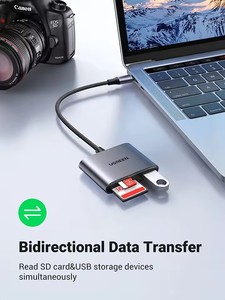 <strong>3</strong> <strong>in</strong> 1 UGREEN USB C <strong>SD</strong> Card Reader Multifunction Card Reader Adapter Type C Micro <strong>SD</strong> Memory Card Reader for Computer - Product Image 2