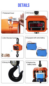 <span class=keywords><strong>OCS</strong></span> 3 tấn kỹ thuật số treo công nghiệp quy mô điện tử cần cẩu quy mô - Product Image 4