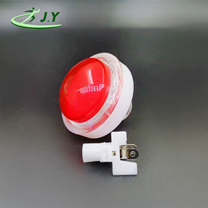 JY Factory – Meilleur prix – Bouton poussoir en plastique transparent lumineux à LED 60 mm 5/12/24 V pour jeux vidéo d'arcade – Personnalisable et durable - Product Image 6