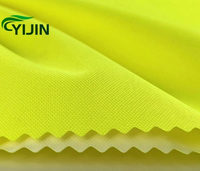 Tissu Oxford 100% polyester haute visibilité 150D/210D/300D avec caractéristiques organiques revêtement PU laiteux pour combinaison de pluie imperméable