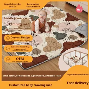 Tapis à ramper antidérapant intégré de style moderne pliable et lavable en machine pour la maison parc pour bébé pique-nique-<span class=keywords><strong>Amazon</strong></span> ramper tapis pour bébé - Product Image 5