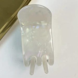 Mini pince à cheveux de luxe en acétate – Faite à la main, légère et écologique <span class=keywords><strong>pour</strong></span> coiffures mi-attachées et <span class=keywords><strong>pour</strong></span> dompter les mèches rebelles - Product Image 3
