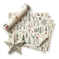 Papier de soie écologique personnalisé 17 g/m² en vrac avec impression de logo pour sacs cadeaux, loisirs créatifs, doublures et rembourrages de boîtes de marque