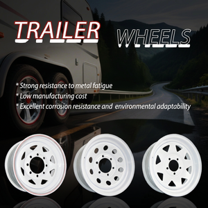 Jantes de remorque en acier personnalisées HUA MEI, 16 <span class=keywords><strong>pouces</strong></span>, 6JX16, CB110 mm, 6X139.7, 16x6J, pour pneus 265/70R16 - Product Image 4