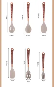 مستلزمات مطبخ للبيع بالجملة أدوات طهي من السيليكون مانعة للالتصاق طقم أواني مطبخ - Product Image 2