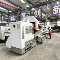 CW61220 Schwerlast-Horizontaldrehmaschine Großbohr-Rollendrehmaschine Hochleistungsfähige Schneidemaschine mit Hoher Steifigkeit für Windkraftanlagen-Metalldreharbeiten