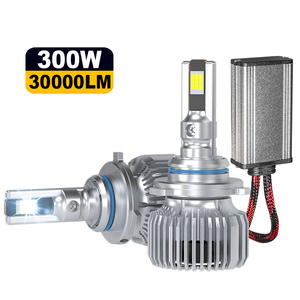 Deux tubes en cuivre 300W 30000LM LED Phares H7 H11 Ampoules de voiture 9005 9006 H1 Canbus Lumières H4 Phares LED pour voiture - Product Image 1