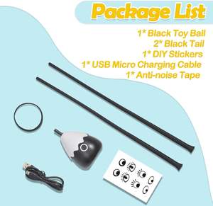 Giocattolo Interattivo per Gatti con Coda Elettronica Ricaricabile in PVC+PP+Poliestere, Ecologico, per Esercizio Indoor - Product Image 4