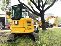 Gebrauchter Caterpillar 303.5E Mini-Raupenbagger mit Dieselmotor, 3 Tonnen, mit Lager und Pumpe, zu verkaufen.